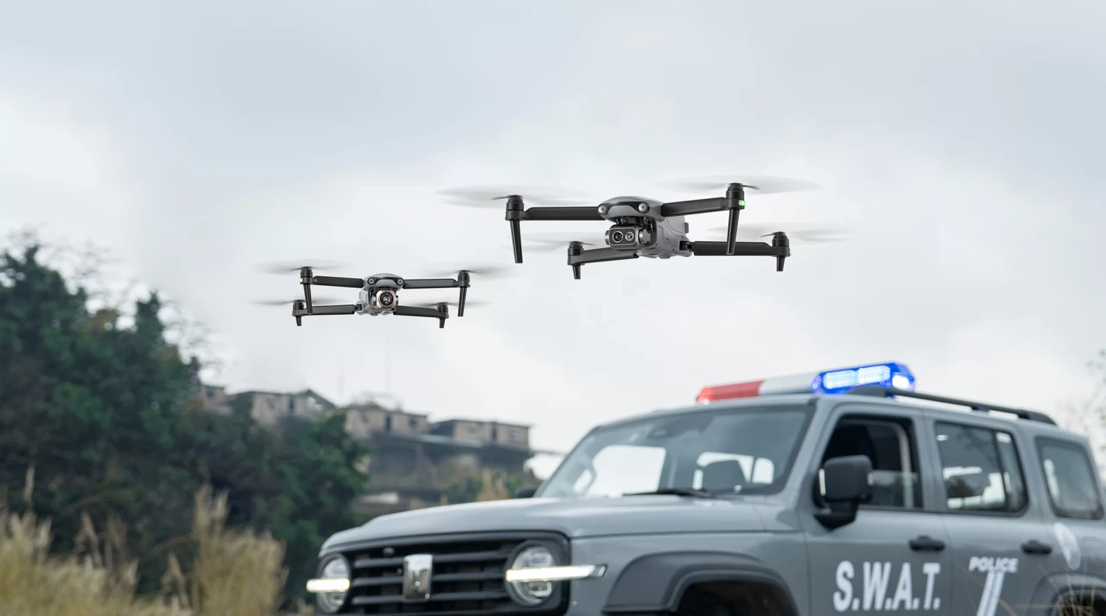 Linha EVO Lite Enterprise em voo — imagem Autel Robotics