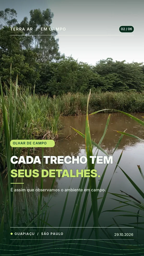 Conteúdo Terra Ar: cada trecho tem seus detalhes